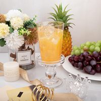 Lot de 100 gobelets jetables en plastique transparent à paillettes dorées de 12 oz, résistants et écologiques, pour cocktails et fêtes