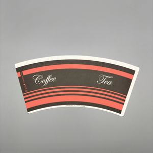 Vaso de cartón con revestimiento de PE de doble cara, apto para uso alimentario, impreso con flexografía, modelo para bebidas y aperitivos, para envolver, al por mayor - Product Image 1