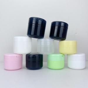 Cosmetic Container 100g 150g PP clear White pink Yellow Green Plastic <b>Jar</b> for Facial <b>Empty</b> Plastic PP Cream - Product Image 1