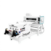 Mesin Press Panas Tinta Putih A2 Baru 40cm Printer Transfer Panas untuk Startup E-commerce Pencetakan Kaos dengan Papan Hansen
