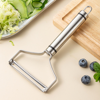 Dunschiller Groenten Fruit Rvs Rvs Mes Kool Raspen Salade Aardappelsnijder Keuken Kookgereedschap Brede Mond