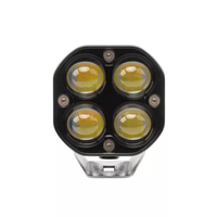 Projecteur LED bicolore 3 pouces, faisceau spot, cube, tout-terrain, 4x4, pour accessoires de voiture