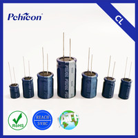 Picon 200V100uF 13*25 CL 105C kapasitor elektrolitik aluminium tegangan tinggi untuk lampu LED/INVERTER/catu daya/UPS/METER