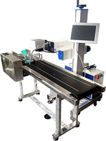 Machine de marquage et de gravure laser UV personnalisable MOPA/UV 60W avec CCD automatique, positionnement visuel 3D, convoyeur et prise en charge AI/DWG/DXF/DST