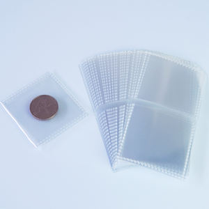 Newway 2000 <span class=keywords><strong>pochettes</strong></span> de protection pour pièces de monnaie en PET 2x2 2,5x2,5 pouces, <span class=keywords><strong>pochettes</strong></span> doubles pour collection de pièces, supports en Mylar pour pièces de monnaie - Product Image 3