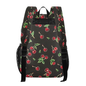 PVC Transparent <b>Large</b> Capacity <b>Backpack</b> Fashion Customs Cherry Design Durable Lightweight Travel Outdoor Clear <b>Backpack</b> - Product Image 3