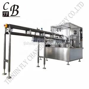 Soybean milk in pouch with -cap filling capping machine