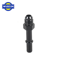 Wugeon 6AN 5/16 3/8 LS1/3 LS3 Tuyau de distribution de carburant en aluminium anodisé usiné CNC, raccord rapide basse pression pour automobile
