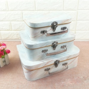 2022 Newly Design Best Vintage <strong>Cardboard</strong> <strong>Suitcase</strong> Gift Paper Box - Product Image 4