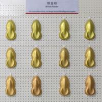 Poudre de bronze or pâle riche de haute qualité avec une bonne brillance et un effet métallique pour la peinture décorative