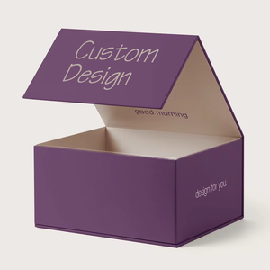 Kotak Kertas Keras Mewah dengan Logo Kustom, Dapat Didaur Ulang, Magnetik, Karton Rigid, Kotak Hadiah Kelas Atas untuk Makanan/Pakaian/Sepatu, Portabel - Product Image 5