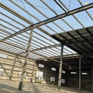 Space frame warehouse plate hall ponteggi struttura in tubo d'acciaio struttura impalcatura tubo in acciaio per la vendita