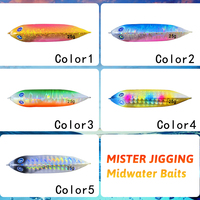 MISTER JIGGING Prix d'usine 25g 40g 60g Leurre jig métallique pour pêche en eau salée Slow Pitch