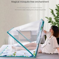 Moustiquaire pliable sans installation maison dortoir étudiant pas besoin de support torsadé célébrateur Internet unique nouveau