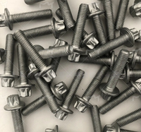ASME B18.2.1 DIN 34800 34801 Gr. Vis à tête hexalobulaire avec bride 2/5/8 1/4''-4'' en acier au carbone noir M4-M100