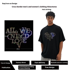 Customized Logo Heat <strong>Transfer</strong> Clothing Accessories Hot Stamping and Drilling Paste <strong>Rhinestones</strong> Loose Type for Garments - Product Image 3