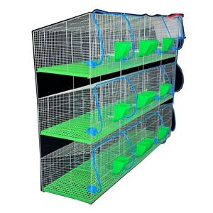 Nouvelle <span class=keywords><strong>cage</strong></span> de filet d'élevage de lapin de tuyau galvanisé de haute qualité avec filet de volaille animale 12 unités de capacité Durable et facile à nettoyer - Product Image 1
