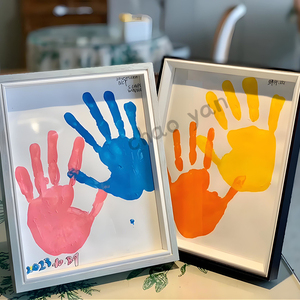 กรอบรูปที่ระลึก <span class=keywords><strong>DIY</strong></span> พร้อมรอยมือคู่รัก กรอบรูปไม้สำหรับโชว์ผล<span class=keywords><strong>งาน</strong></span> <span class=keywords><strong>DIY</strong></span> - Product Image 1