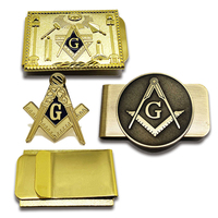 Aangepast logo ontwerp gratis spuitgieten groothandel metaal zacht emaille verguld Feng Shui voor vrijmetselaarsbadge