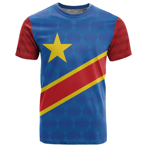 Camisetas personalizadas de alta calidad de tendencia 2025, camiseta personalizada de África y el Congo, ropa con estampado de bandera - Product Image 1