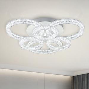 Factory Price Fashion Designed Metal Acrylic <strong>Ceiling</strong> <strong>Lamp</strong> High Transmittance LED 6500K Modern Living Room Bedroom AC IP33 - Product Image 4