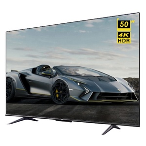 ราคาโรงงาน OEM ทีวีสมาร์ทไร้ขอบขนาด 50 นิ้ว UHD 4K LED ทีวีจอแบน 50 นิ้ว ระบบแอนดรอยด์ สำหรับบ้านและโรงแรม - Product Image 1
