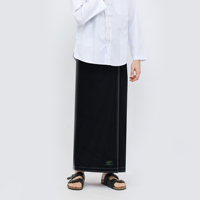 Sarung ATLAS Muslim pria, sarung ATLAS warna hitam Motif BHS Favorit Motif kain Batik Indonesia untuk pria