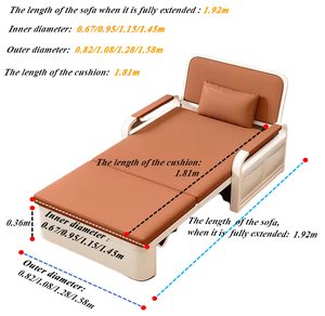 Canapé-<span class=keywords><strong>lit</strong></span> pliable moderne à bas <span class=keywords><strong>prix</strong></span> avec rangement, ensemble de canapés de luxe pour salon, chambre à coucher, appartement - Product Image 5