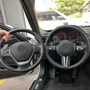 Lederen stuurwiel voor BMW F54 F46 F30 F10 F35 F22 F18 F07 F32 F80 E90 F32 F54 F46 F26 M4 M5 <span class=keywords><strong>M</strong></span> Sportwagen stuurwiel - Product Image 6