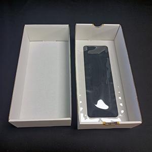 Sp3090 tùy chỉnh hộp các tông sóng trắng với hộp dày cửa sổ - Product Image 5