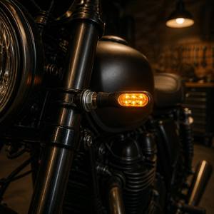Clignotant LED homologué E Mark E8, étanche IP65, boulon M8, 12V 1W, clignotant universel pour <span class=keywords><strong>moto</strong></span> - Product Image 2