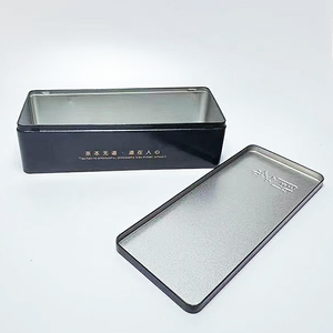 DX16004-M metal tin Rectangle Storage Box with lid Home Kitchen Canister Candy Tea Coffee Cosmetic Jewelry Gift Case medium size