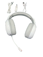Headset Gaming Nirkabel Tri-Mode Over Ear dengan Mikrofon Dinamis Tahan Air Konektor USB Type-C Diameter Speaker 40mm AAC Olahraga