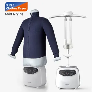 Multifunctional touch Screen Operation Smart Adjustable Time Clothes Dryer 180 Min Continuous Steam Fabric Clothing Dryer