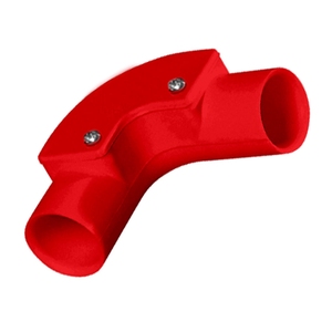 Accessoires coudés d'inspection en PVC rouge pour conduites rigides, norme BS EN 61386 22 2004 A11 2010, de 20 mm à 32 mm - Product Image 2
