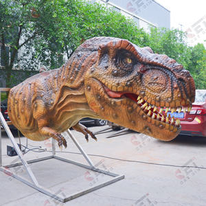 Cabeza de Dinosaurio Animatrónico Robótica para Decoración Interactiva en Parques de Diversiones, Modelos Animatrónicos en Venta - Product Image 3