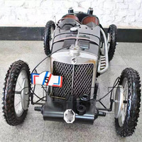Modèle de voiture de course classique en fer forgé sur mesure, sculpture métallique steampunk, décoration vintage pour bar à domicile, accessoires de film rétro, accessoires de mariage faits à la main