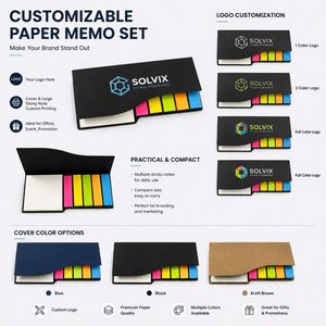 Offre Spéciale : Blocs-Notes Adhésifs Personnalisables pour Cadeaux d'Affaires – Blocs-Notes avec Impression de Logo Personnalisé - Product Image 3