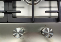 Table de cuisson encastrable gaz et électrique avec 4 brûleurs en acier inoxydable, fiable et facile à nettoyer, pour usage domestique et hôtelier