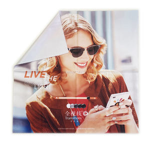 Chiffon <span class=keywords><strong>de</strong></span> nettoyage en microfibre à impression numérique personnalisée écrans <span class=keywords><strong>de</strong></span> caméra optique mousseline <span class=keywords><strong>de</strong></span> soie en microfibre produits d'entretien <span class=keywords><strong>de</strong></span> lunettes - Product Image 2