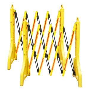 Barriera di controllo della folla portatile temporanea con recinzione in plastica espandibile all'ingrosso misure di sicurezza stradale - Product Image 6