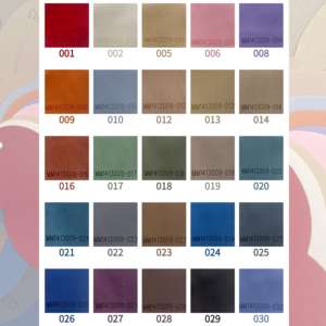 कारखाना ओएम डबल पक्षीय पॉलिएस्टर सूक्ष्म काले मखमली माइक्रोफाइबर सुई कपड़े चमड़े - Product Image 6