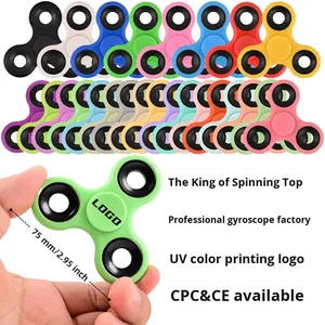 Bán buôn tùy chỉnh ABS nhựa Thần Tài <span class=keywords><strong>Spinner</strong></span> ba ngón tay căng thẳng cứu trợ ngón tay đồ chơi - Product Image 2