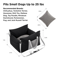 Sac de transport écologique pour animaux de compagnie, siège rehausseur souple détachable pour chien, siège auto pour chien, lit de voyage portable pour chien, poussettes