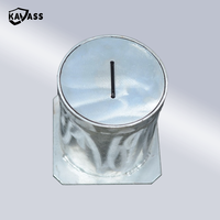 KAVASS Barrière de sécurité amovible pour allée souterraine Post Traffic Parking Key Lock Security Bollard Premium