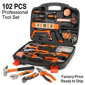 Juego de Herramientas Manuales Portátiles para Reparación de Automóviles y Hogar, 106 Piezas, Acero CR-V, Kit de Herramientas Universal Combinado, Personalizable, Compatible con OEM - Product Image 2