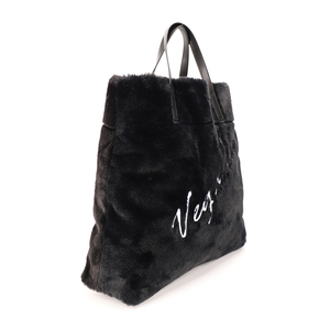 Borsa da donna in <span class=keywords><strong>pelliccia</strong></span> di lusso invernale personalizzata OEM borsa da ricamo <span class=keywords><strong>nera</strong></span> borsa Tote in cotone leopardato <span class=keywords><strong>con</strong></span> cerniera ogni giorno per tutte le stagioni - Product Image 4