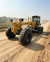 Niveleuse de terrain d'occasion XCMG pour la construction de routes en montagne, en zones rurales, et la réalisation de travaux d'aménagement agricole et de lutte contre les inondations