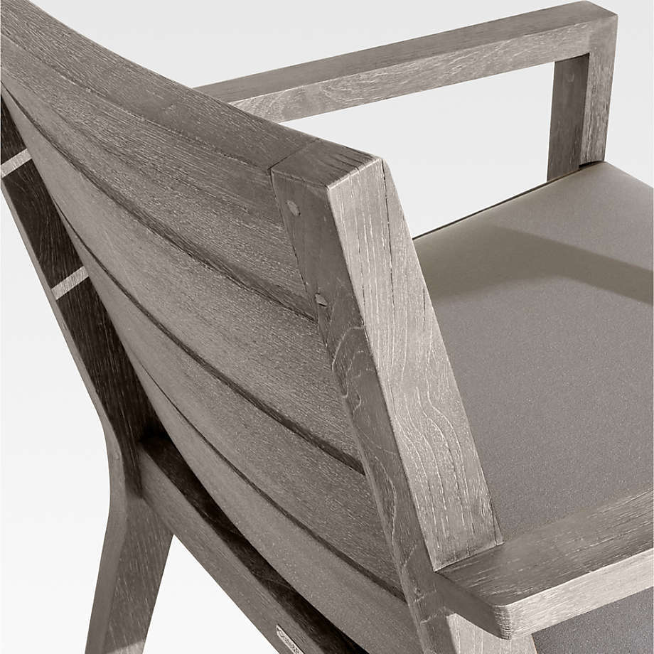 Weathered colour teak outdoor  furniture hotel patio set garden sofas rope solid wood dinning  chair