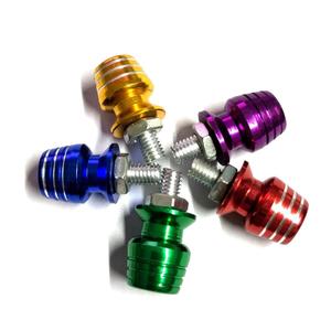 Vis de fixation décoratives colorées en forme de coupelle pour <span class=keywords><strong>plaque</strong></span> d'<span class=keywords><strong>immatriculation</strong></span> de moto M6*20mm, vente en gros d'usine, pour cyclomoteurs. - Product Image 2